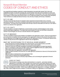 Code of Conduct Resource