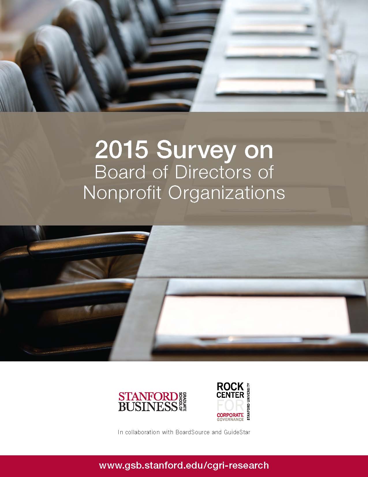 2015 Survey on Nonprofit Boards Cover
