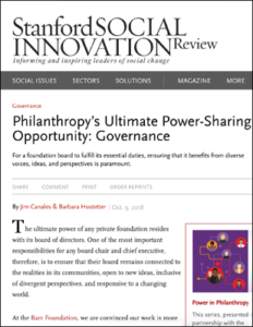 SSIR Power-Sharing article