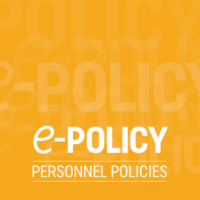 personnel policies