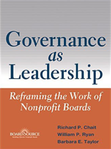 governance as leadership